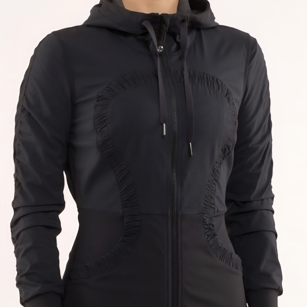 Lululemon Dance Studio Black Women's Hooded Jacket 6
